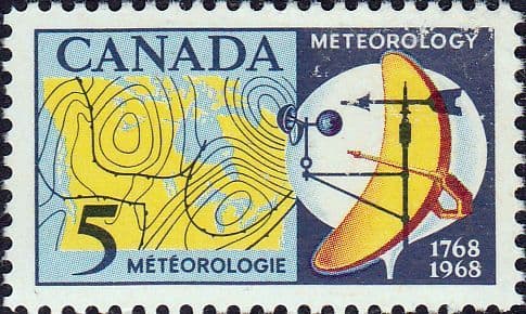 Canada 1968 First Meteorological Readings SG 621 Fine Mint