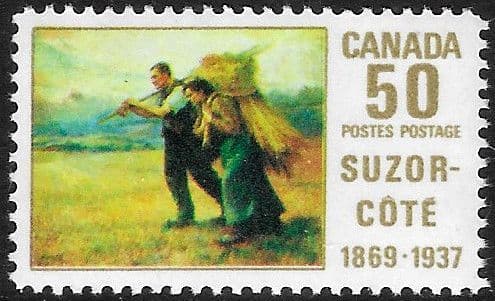 Canada 1969 Birth Centenary of Marc Aurele de Foy Suzor-Cote SG 634 Fine Mint