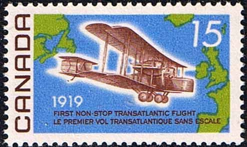 Canada 1969 SG 636 Atlantic First Flight Fine Mint