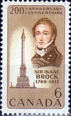 Canada 1969 Sir Isaac Brock and Memorial Column SG 643 Fine Used