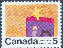 Canada 1970 Christmas. Children's Drawings SG 662 Fine Mint