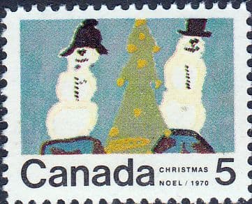 Canada 1970 Christmas. Children's Drawings SG 663 Fine Mint