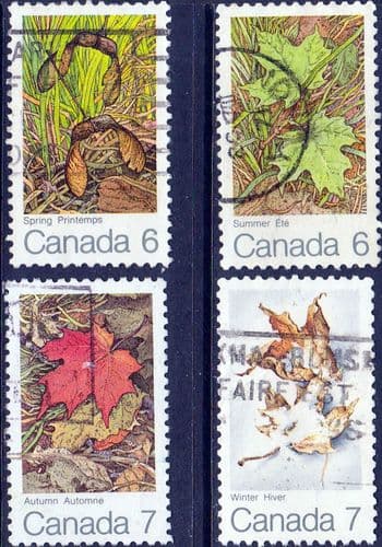 Canada 1971 The Maple Leaf in Four Seasons Set Fine Used