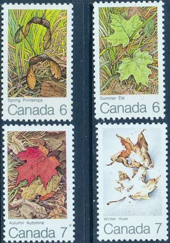 Canada 1971 The Maple Leaf in Four Seasons SG 678 Fine Mint
