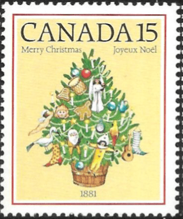 Canada 1981 Christmas Tree SG1025 Fine Mint