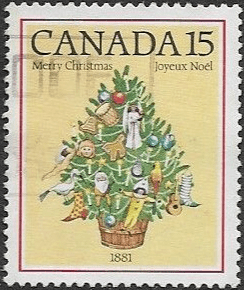 Canada 1981 Christmas Tree SG1025 Fine Used