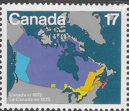 Canada 1981 Maps showing evolution of Canada from Confederation to present SG 1014 Fine Mint