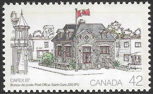 Canada 1987 Capex '87 International Stamp Exhibition, Toronto. Post Offices SG 1229 Fine Mint