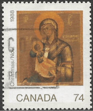 Canada 1988 Christmas. Icons SG 1311 Fine Used
