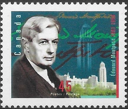 Canada 1996 Edouard Montpetit (academic) Commemoration SG 1700 Fine Mint