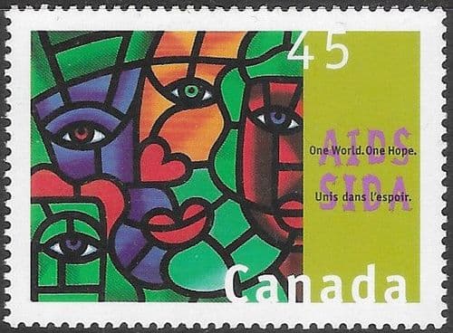Canada 1996 International Conference on AIDS, Vancouver SG 1682 Fine Mint