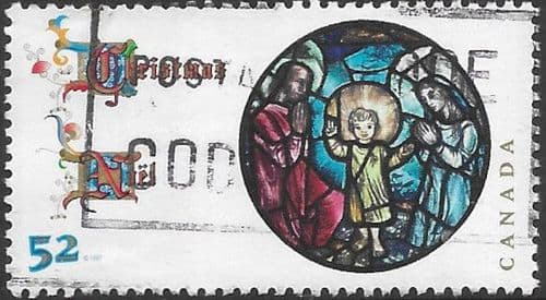 Canada 1997 Christmas. Stained Glass Windows SG 1764 Fine Used