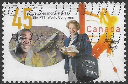 Canada 1997 World Congress of Postal, Telegraph and Telephone International SG 1744 Fine Used