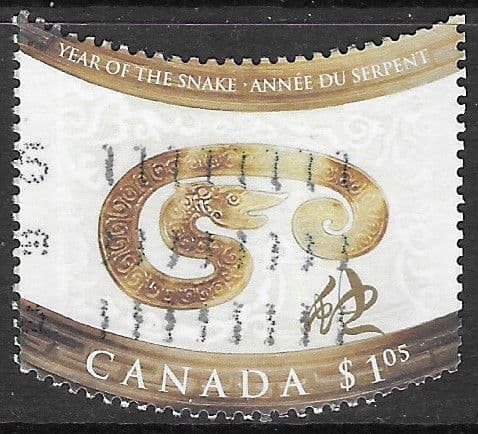 Canada 2001 2001 Chinese New Year. Year of the Snake. SG MS 2050a Fine Used