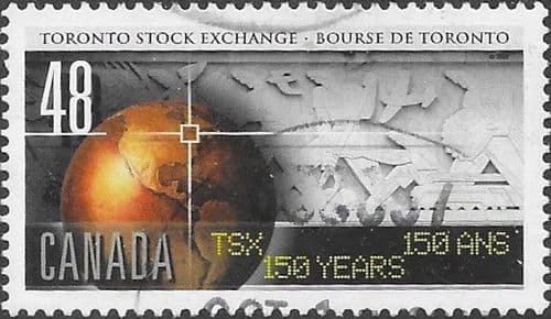 Canada 2002 Stock Exchange SG 2169 Fine Used