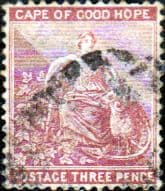 Cape of Good Hope 1881 SG 39 Hope Seated Fine Used