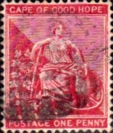 Cape of Good Hope 1884 SG 49a Hope Seated Fine Used