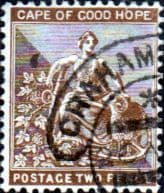 Cape of Good Hope 1884 SG 50a Hope Seated Fine Used