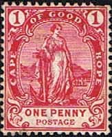 Cape of Good Hope 1893 SG 59 Hope Standing Fine Used