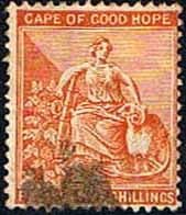 Cape of Good Hope 1893 SG 67 Hope Seated Fine Used