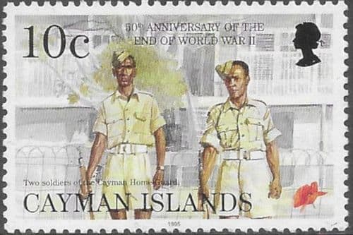 Cayman Island 1995 50th Anniversary of End of Second World War. SG 805 Fine Mint