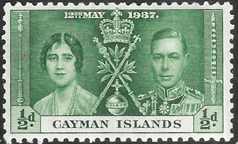 Cayman Islands 1937 Coronation SG 112 Fine Mint