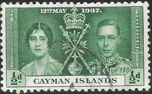 Cayman Islands 1937 Coronation SG 112 Fine Used