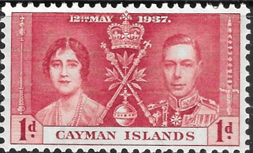 Cayman Islands 1937 Coronation SG 113 Fine Mint