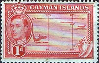 Cayman Islands 1938 Map SG 117 Fine Mint