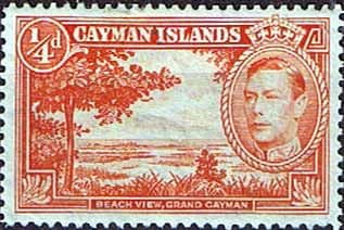 Cayman Islands 1938 SG 115 Beach View Fine Mint