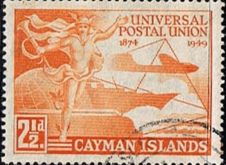 Cayman Islands 1949 Universal Postal Union SG 131 Fine Used
