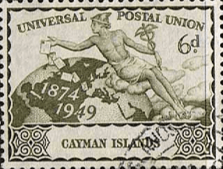 Cayman Islands 1949 Universal Postal Union SG 133 Fine Used