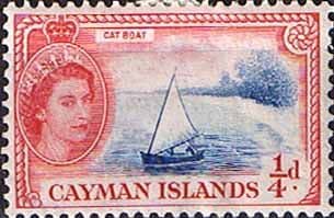Cayman Islands 1953 Cat Boat SG 148 Fine Mint