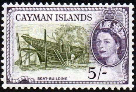 Cayman Islands 1953 SG 160 Boat Building Fine Mint