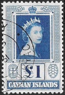 Cayman Islands 1953 Thatch rope Industry SG 161a Fine Used