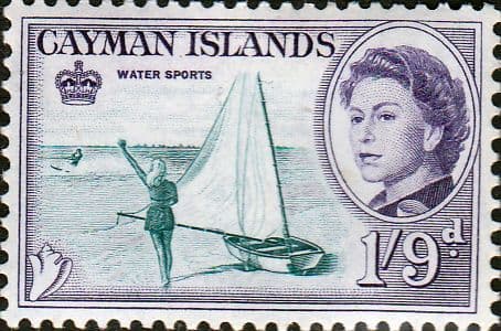 Cayman Islands 1962 SG 176 Water Sports Fine Mint