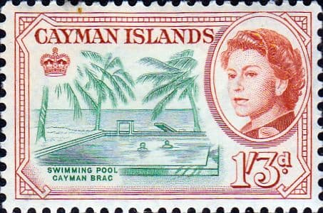 Cayman Islands 1962 Swimming Pool SG 175 Fine Mint