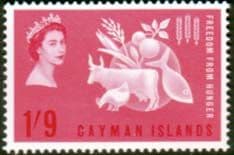 Cayman Islands 1963 Freedom From Hunger Fine Mint