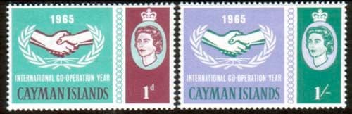 Cayman Islands 1965 International Co-operation Year Set Fine Mint