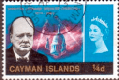 Cayman Islands 1966 Churchill SG 188 Fine Used
