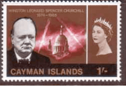 Cayman Islands 1966 Churchill SG 190 Fine Mint