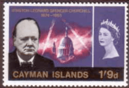 Cayman Islands 1966 Churchill SG 191 Fine Mint