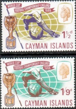 Cayman Islands 1966 Football World Cup Set Fine Mint
