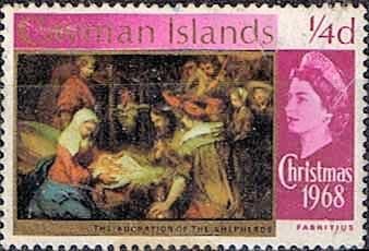 Cayman Islands 1968 SG 221 Christmas Fine Mint