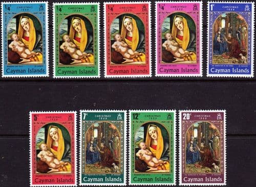 Cayman Islands 1969 Christmas Set Fine Mint