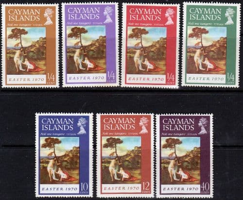 Cayman Islands 1970  Easter Set Fine Mint1