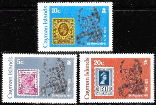 Cayman Islands 1979 Rowland Hill Set Fine Mint