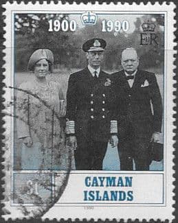 Cayman Islands 1990 Queen Mother 90th Birthday SG 712 Fine Used