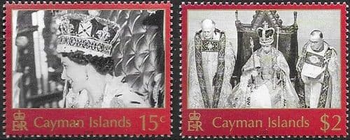 Cayman Islands 2003 50th Anniversary of Coronation Set Fine Mint