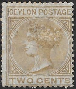 Ceylon 1872 Queen Victoria Head SG 121 Fine Mint